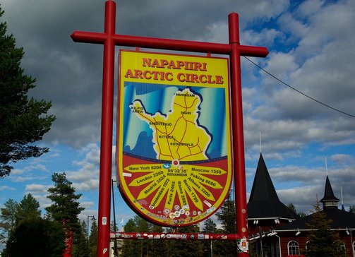 라플란드 북극광 - 이미지