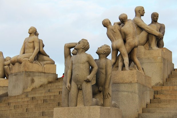 오슬로 비겔란 조각 공원 - 이미지