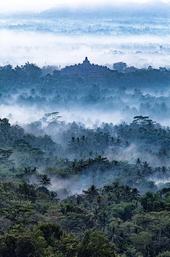 중앙 자바 보로부두르 사원 - 이미지
