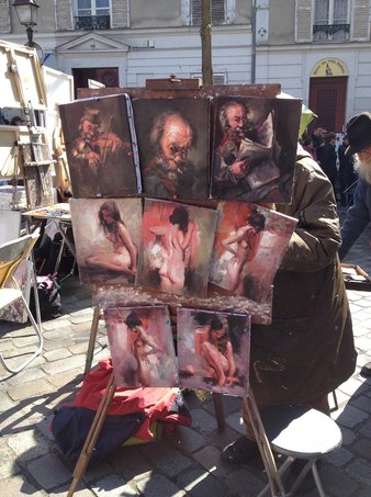 파리 몽마르뜨 언덕 - 이미지