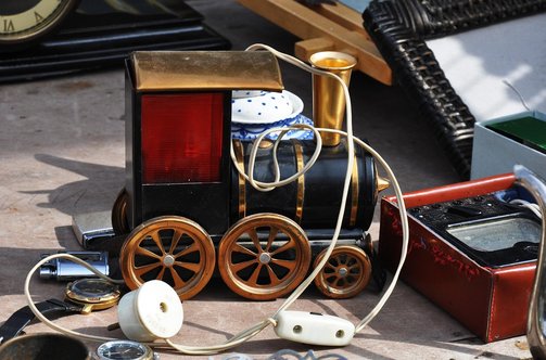 벼룩시장 판매 - 이미지