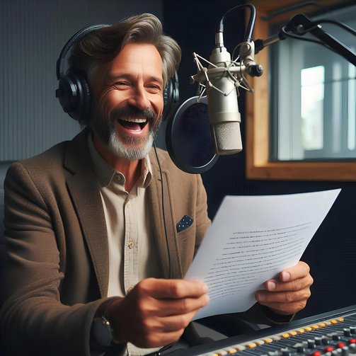 보이스 오버 - 이미지